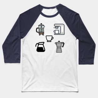 Cute Coffee Makers Baseball T-Shirt